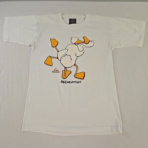 Vintage John Baron Duck Tshirt Seducktion Size Medium Single Stitch Made In USA